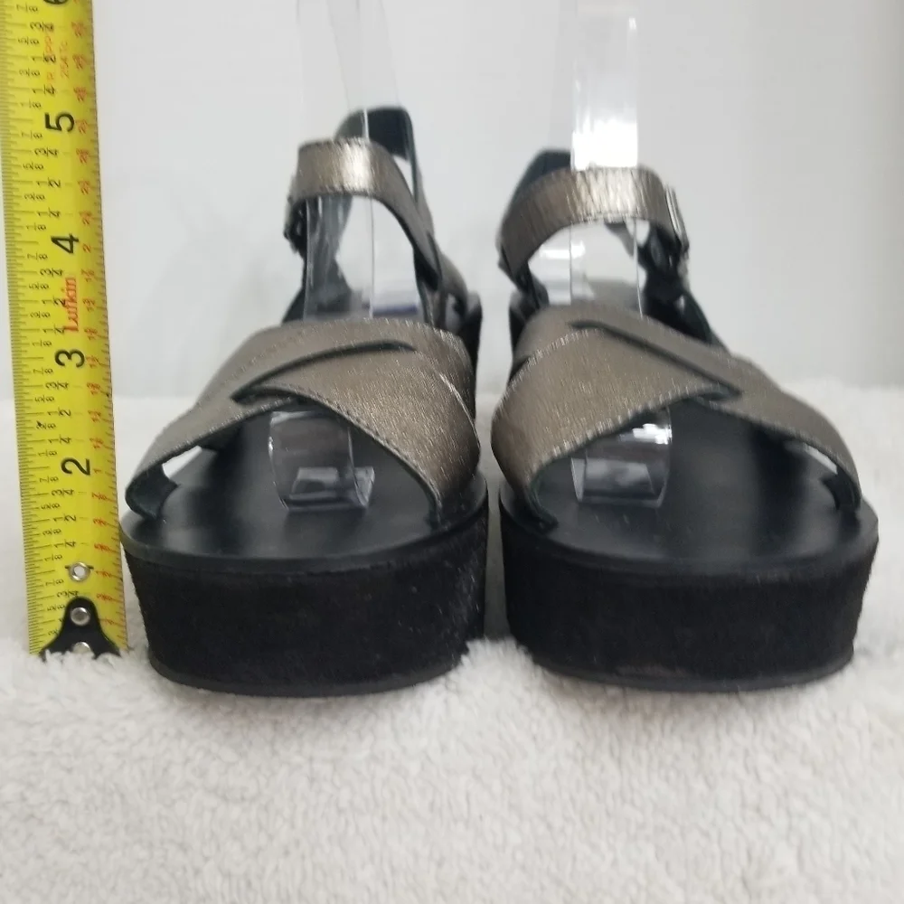 Kork-Ease Pewter Metalic sandal